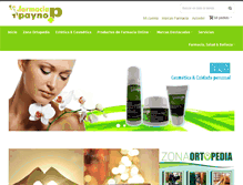 Tablet Screenshot of farmaciapayno.es